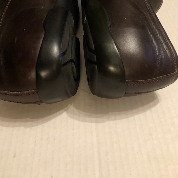 kenneth Cole New York men\'s brown leather slip on loafers  size: 11M